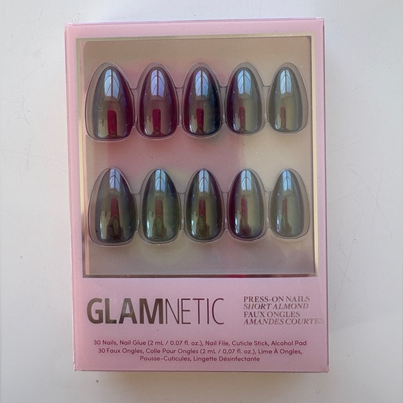 Glamnetic Press On Nails set of 3 Chrome Colors - Picture 3 of 5
